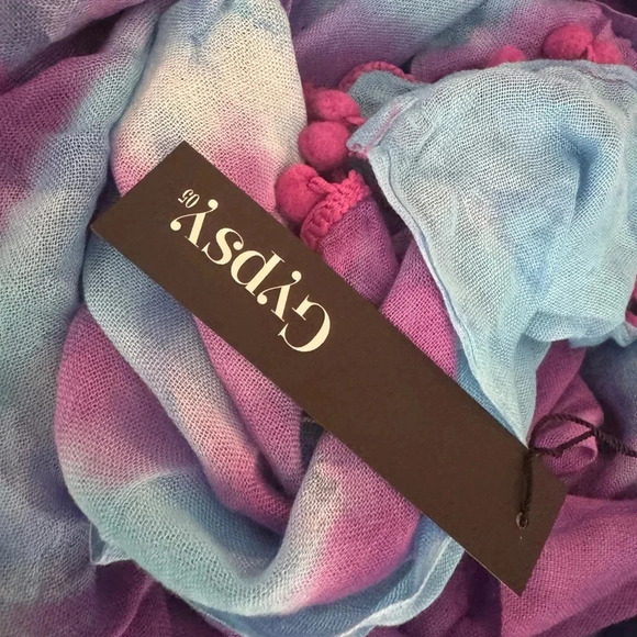 GYPSY 05 MULTI USED SCARVES. TIE DYE COLORS - Picture 7 of 7